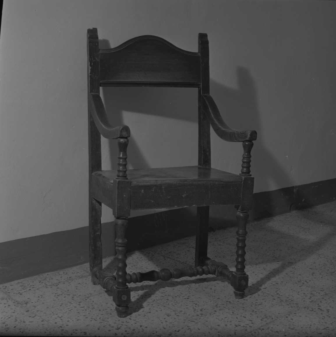 seggiolone - ambito romagnolo (fine/inizio secc. XVII/ XVIII)