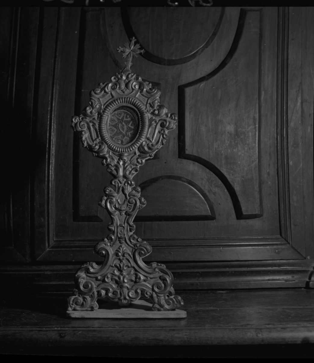 reliquiario-ostensorio - ambito romagnolo (seconda metà sec. XVIII)