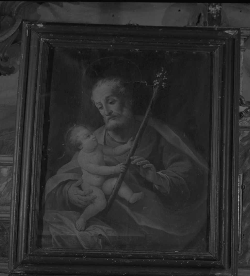 San Giuseppe e il Bambin Gesu', San Giuseppe e Gesù Bambino (dipinto) - ambito romagnolo (seconda metà sec. XVIII)