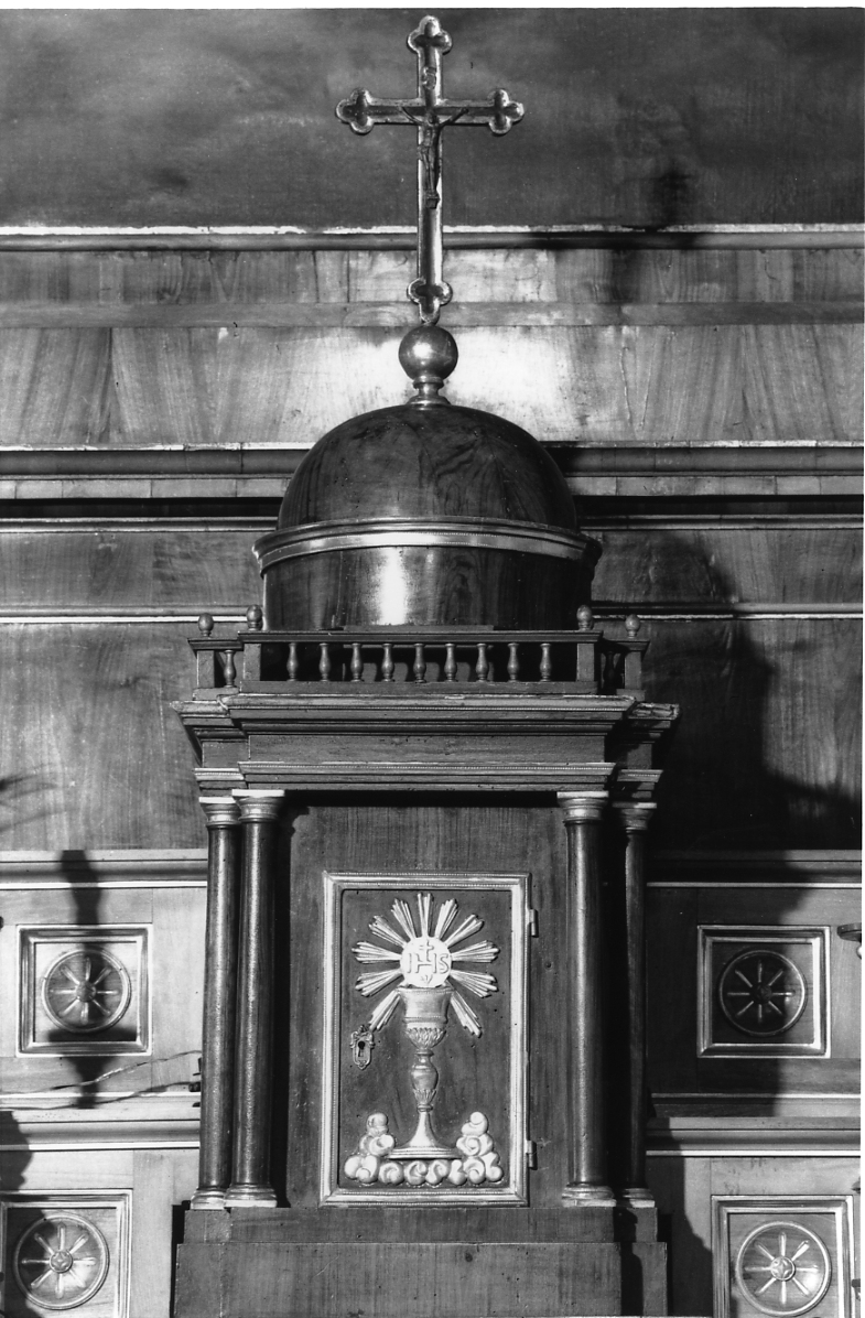 tabernacolo - a tempietto - bottega romagnola (metà sec. XIX)