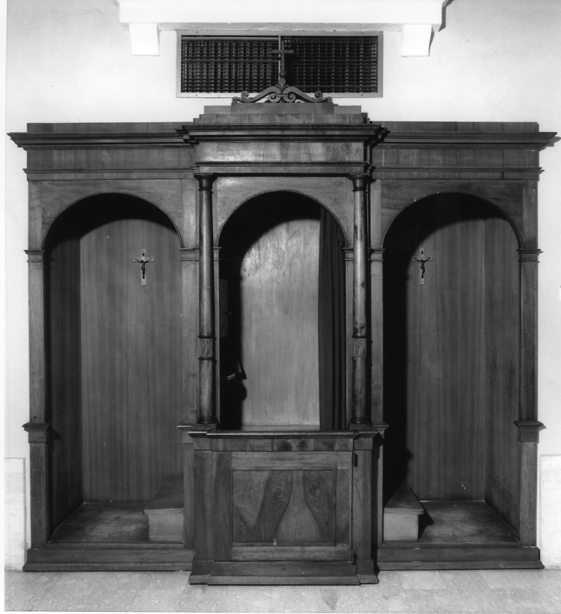 confessionale - bottega romagnola (metà sec. XIX)