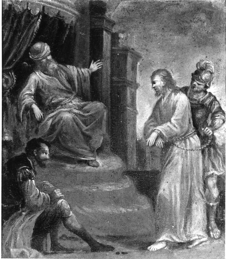 stazione I: Gesù condannato a morte (Via Crucis, ciclo) - ambito romagnolo (sec. XVIII)