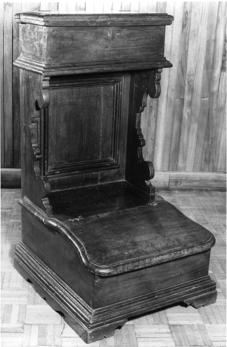 inginocchiatoio - bottega romagnola (sec. XVIII)