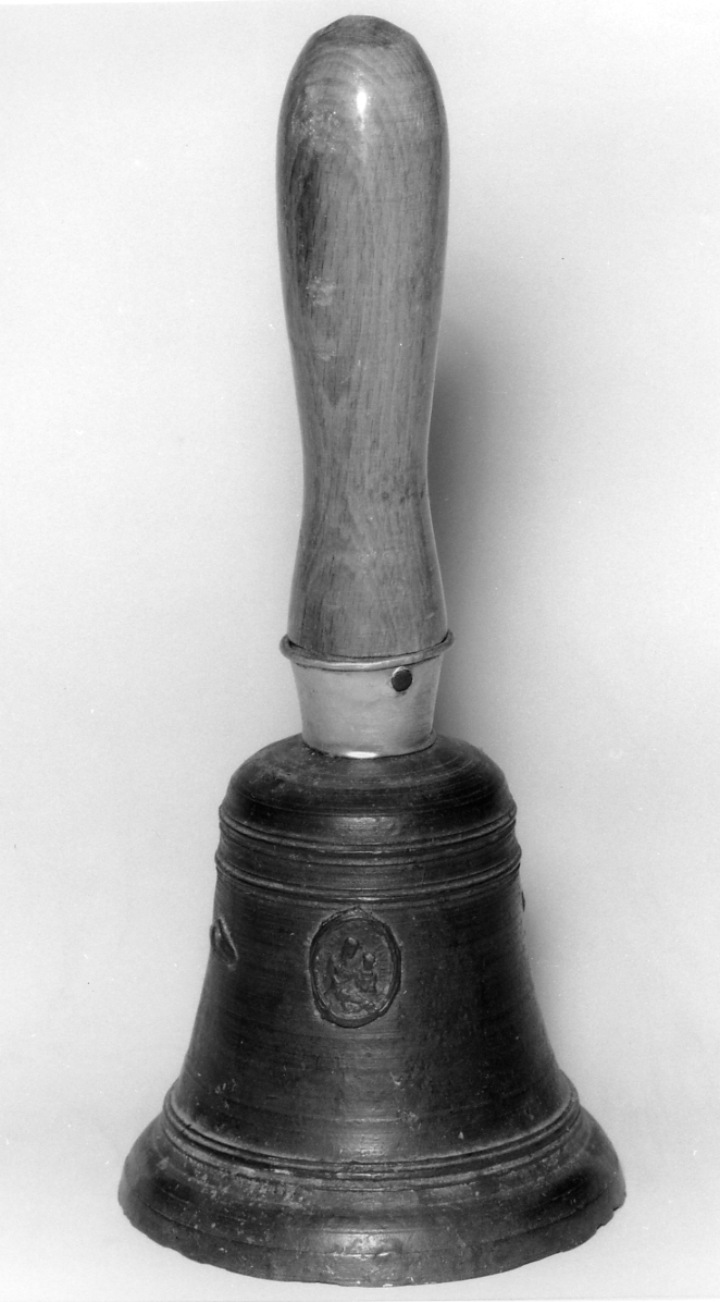 Madonna con Bambino, Redentore, due cherubini (campanello d'altare) - produzione romagnola (sec. XIX)