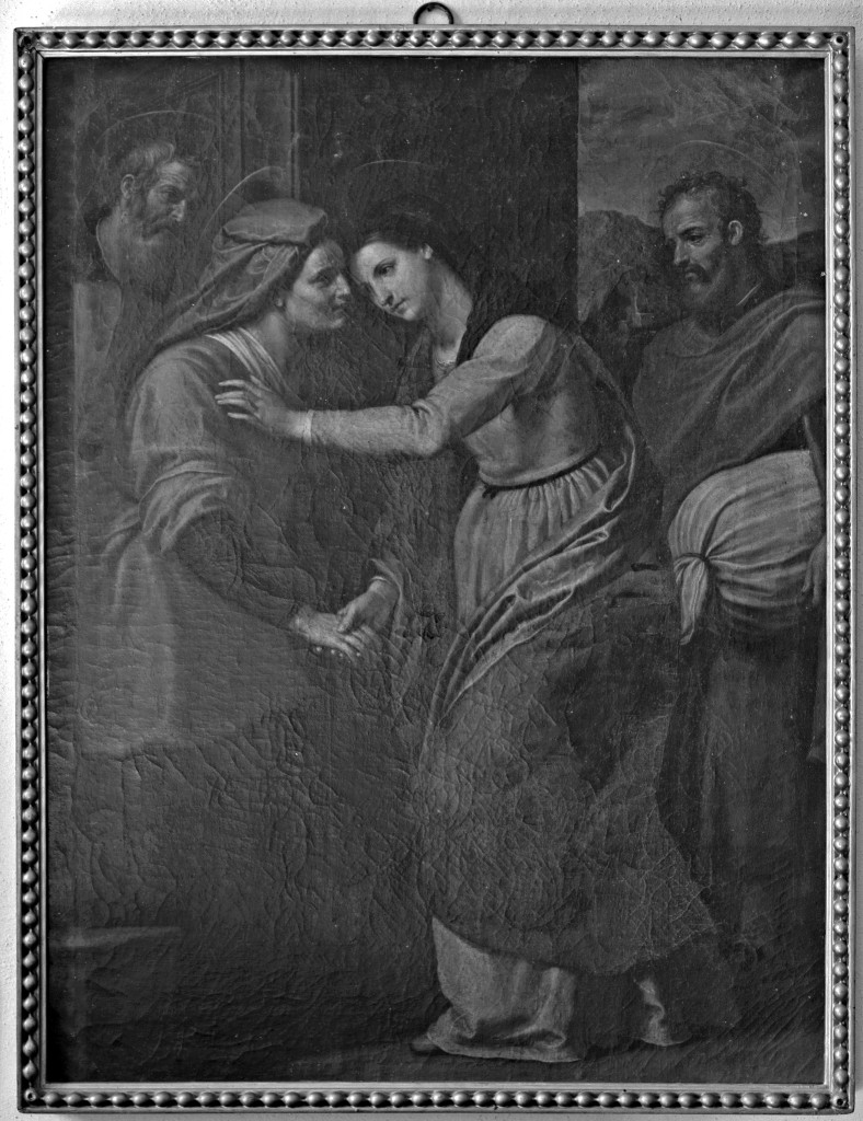 visitazione (dipinto) di Gamberucci Cosimo (fine/inizio secc. XVI/ XVII)