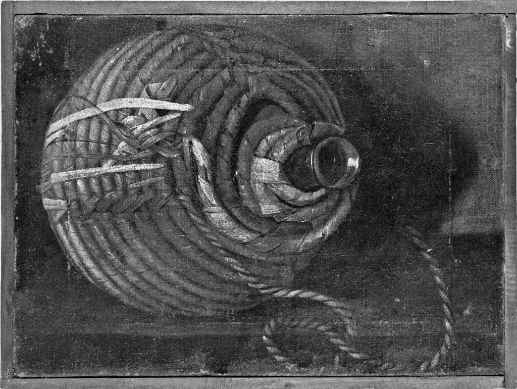 fiasca (dipinto, frammento) - ambito toscano (prima metà sec. XVII)