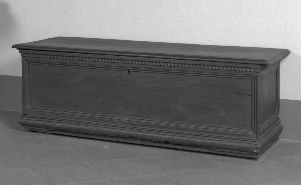 cassapanca - ambito Italia centrale (prima metà sec. XVII)