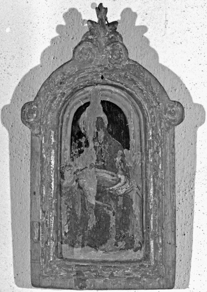 Pietà (anconetta) - ambito Italia centrale (seconda metà sec. XV)