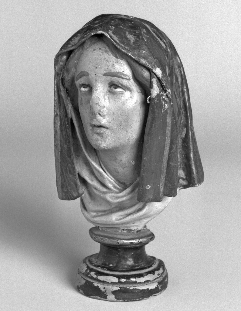 ritratto della Madonna (statuetta devozionale) - ambito Italia centrale (prima metà sec. XIX)