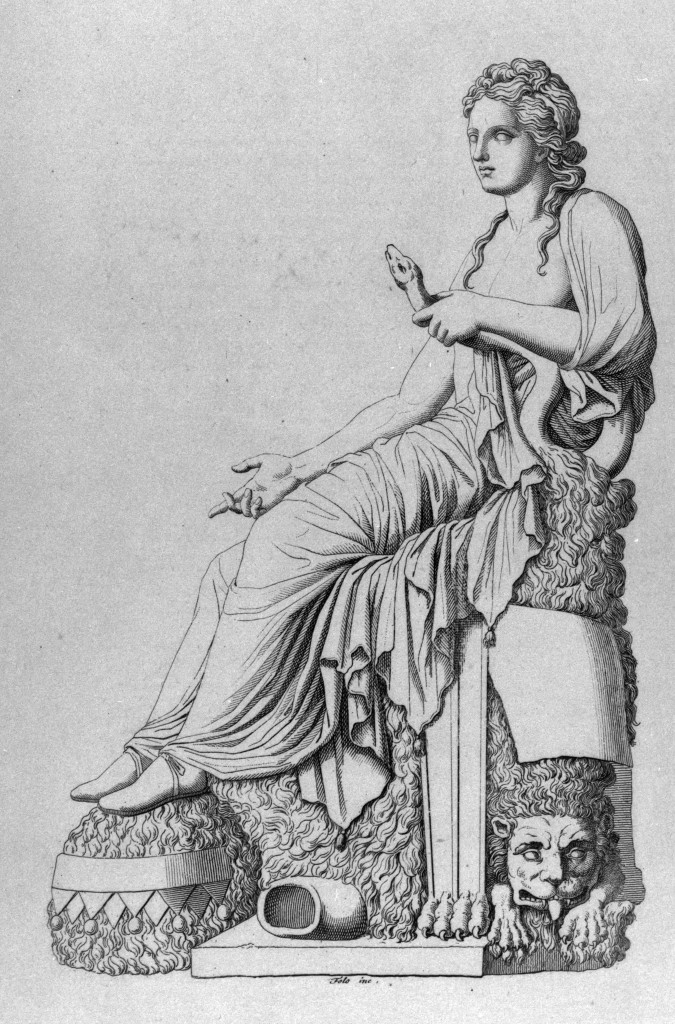 Cleopatra (?) (incisione) - ambito italiano (sec. XIX)