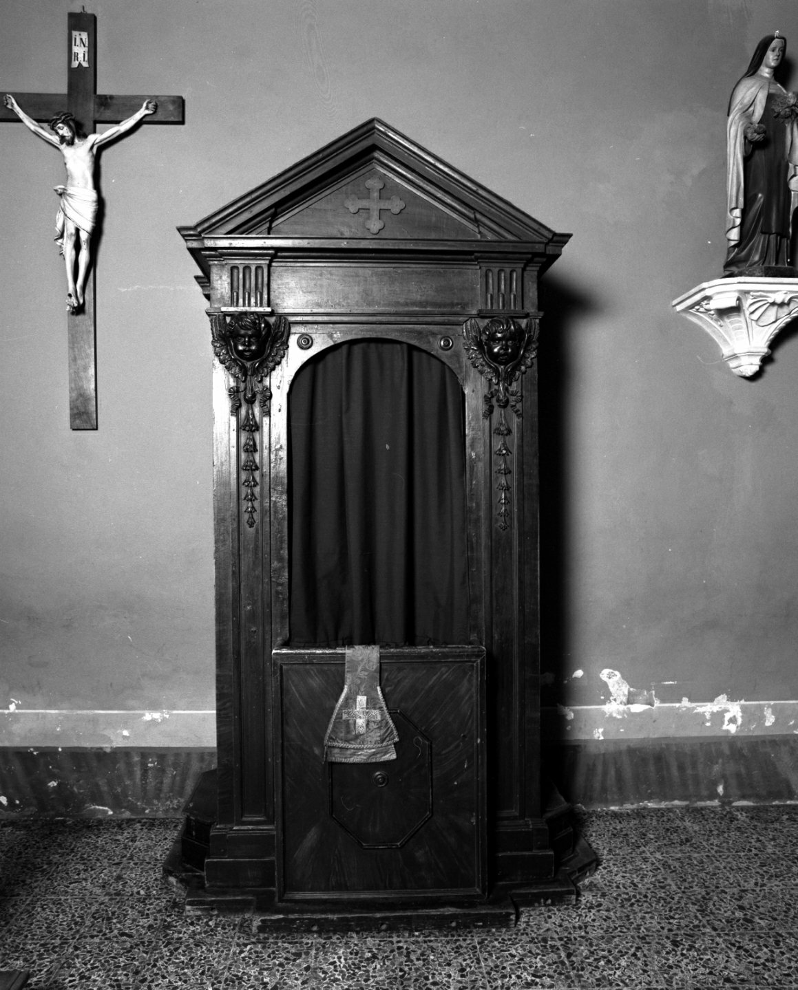 confessionale - produzione romagnola (seconda metà sec. XIX)