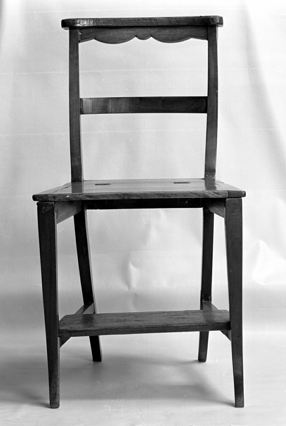 sedia con inginocchiatoio - manifattura romagnola (fine/inizio secc. XIX/ XX)