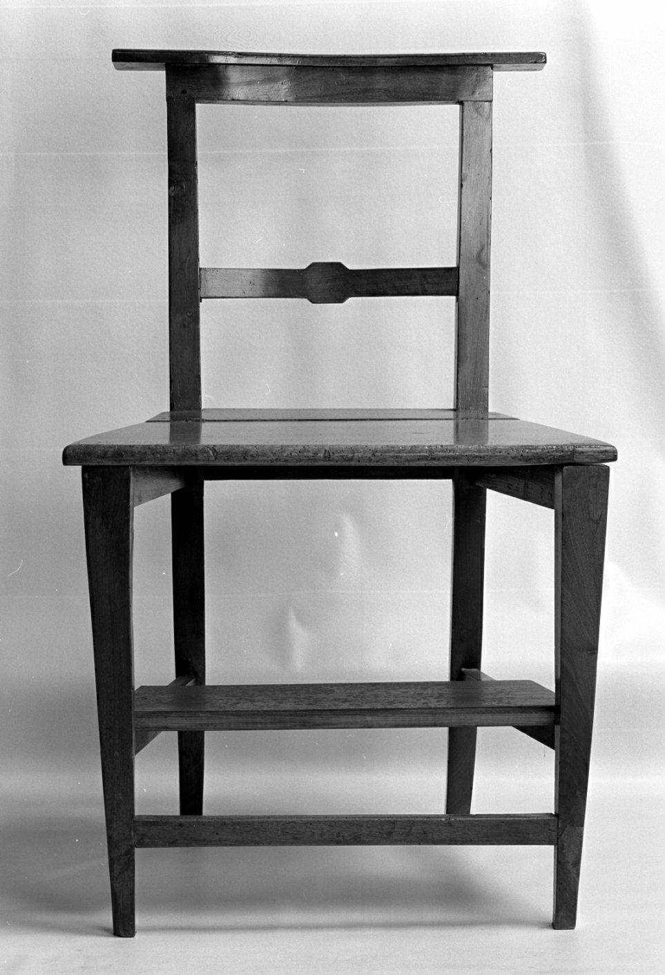 sedia con inginocchiatoio - manifattura romagnola (fine/inizio secc. XIX/ XX)