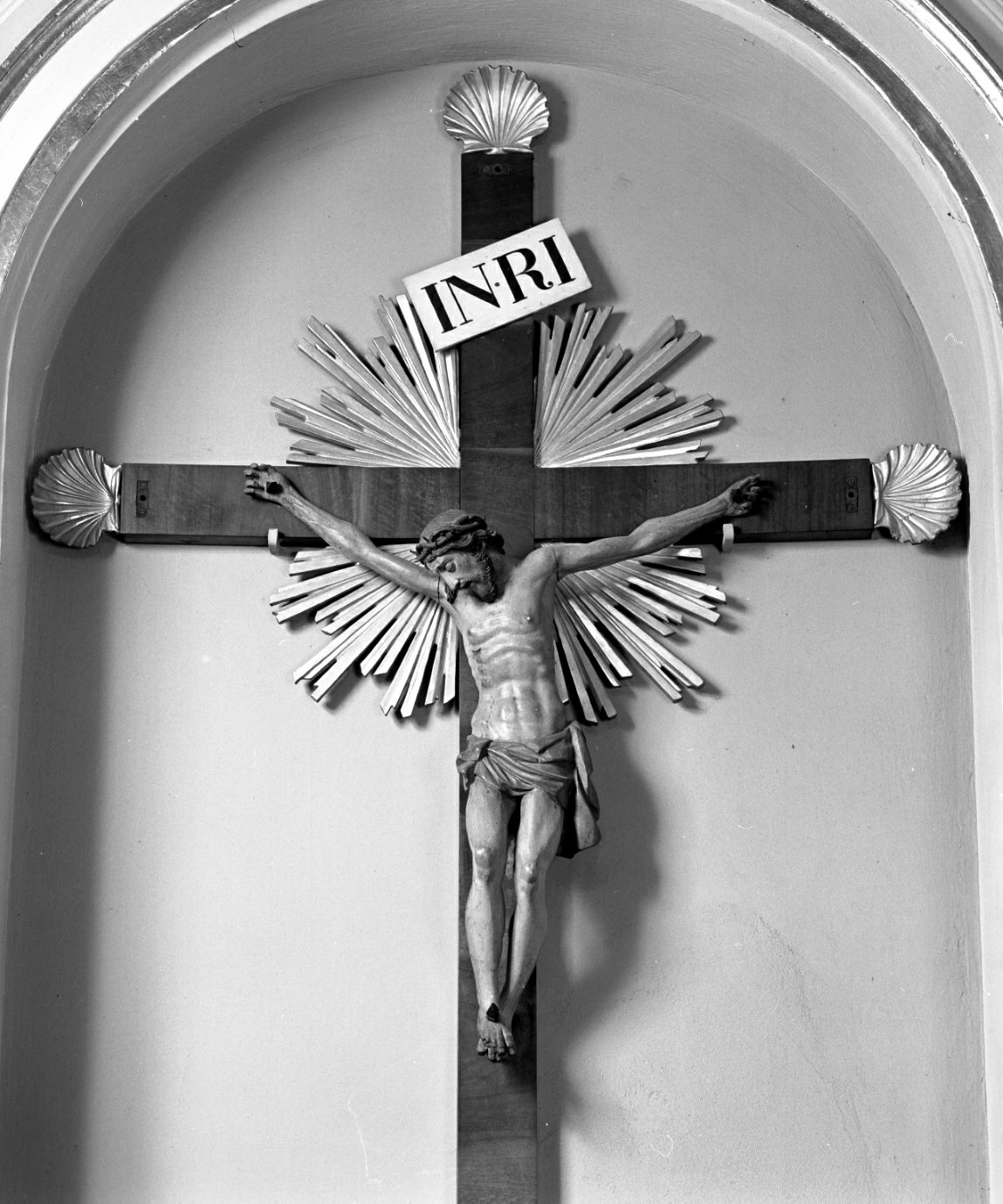 Cristo crocifisso (scultura) - manifattura romagnola (metà sec. XVII)