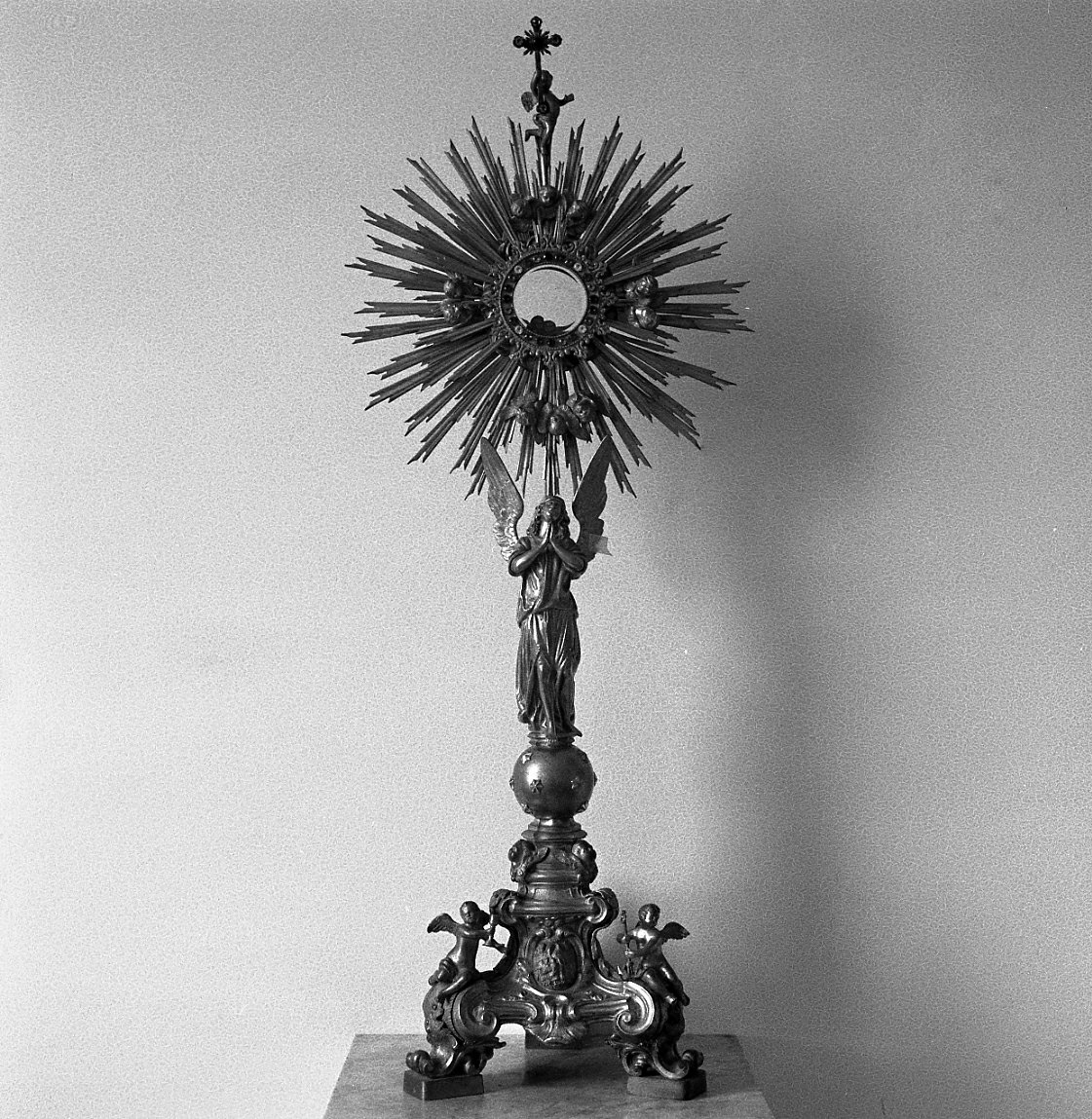 ostensorio - a raggiera - manifattura romagnola (primo quarto sec. XX)