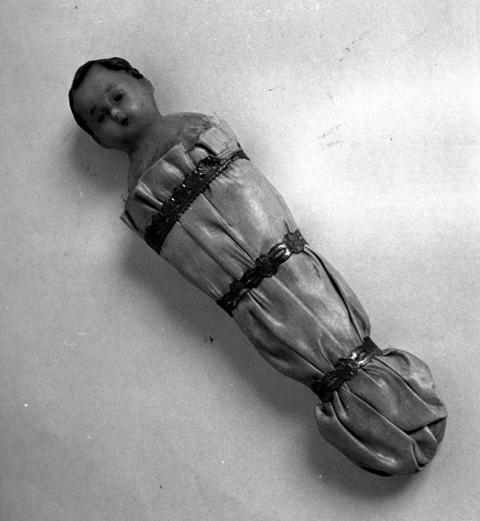 Gesù Bambino (statuetta devozionale) - manifattura romagnola (inizio sec. XIX)