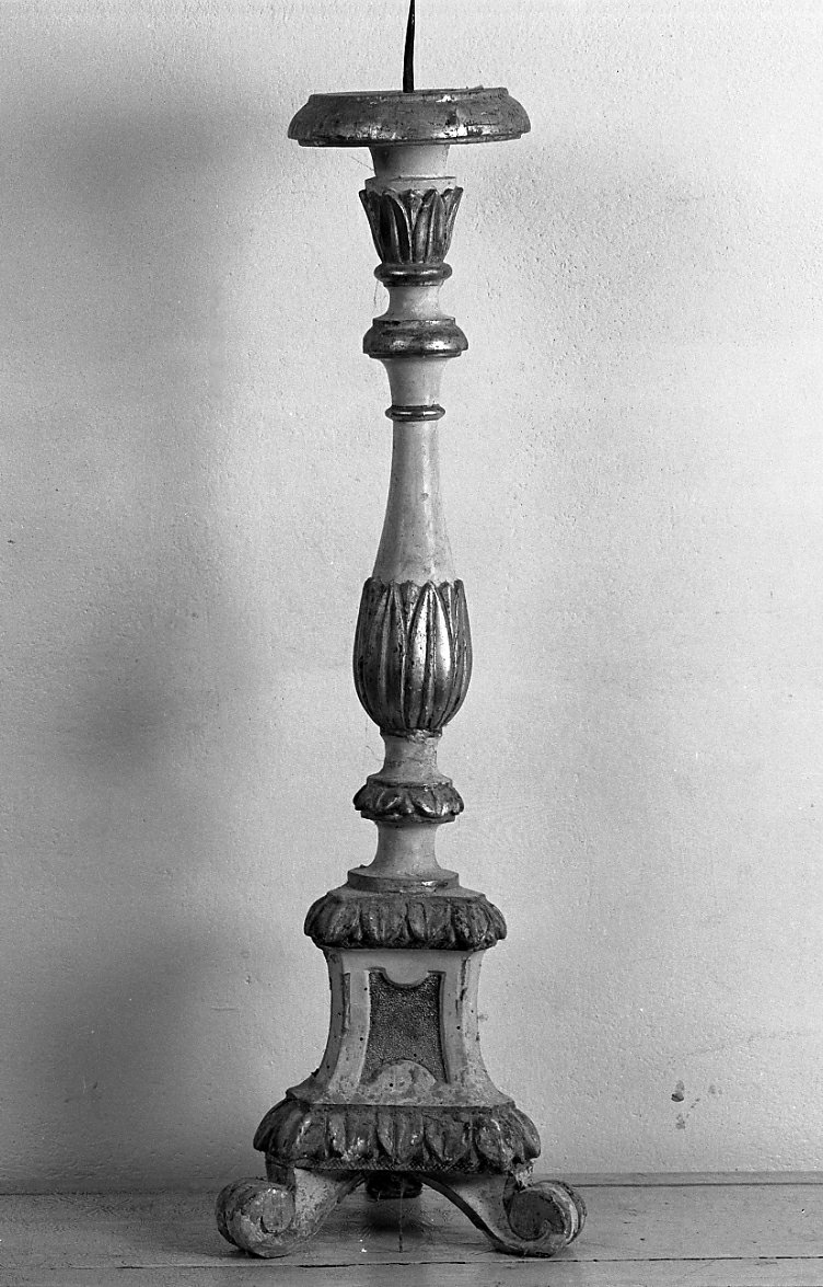 candeliere - manifattura romagnola (seconda metà sec. XIX)