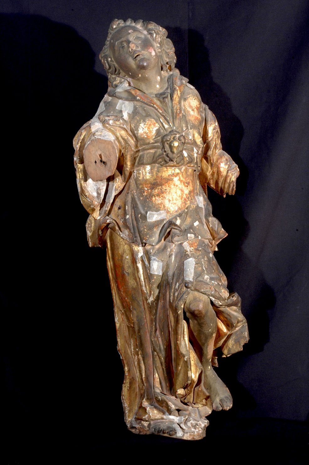 angelo (scultura, pendant) - bottega emiliana (sec. XVIII)