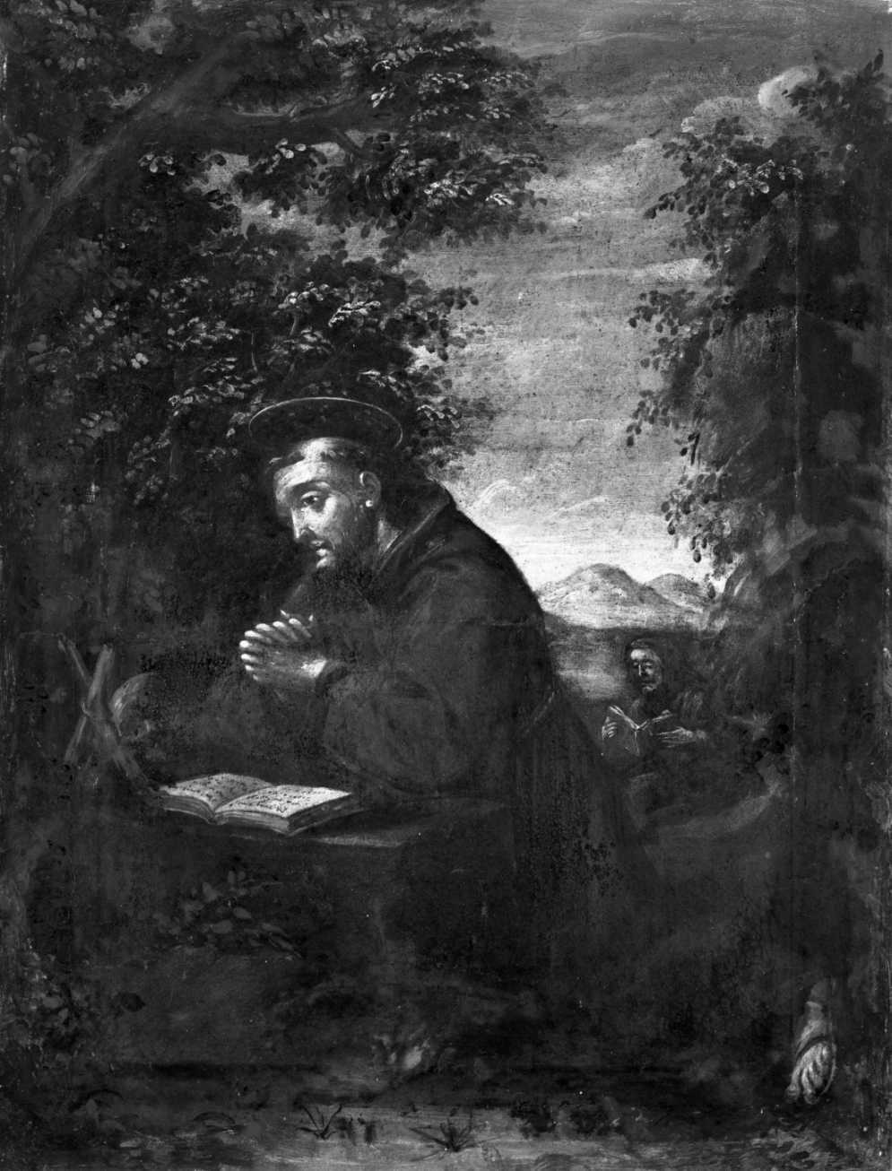 San Francesco in preghiera (dipinto) - ambito romagnolo (sec. XVIII)