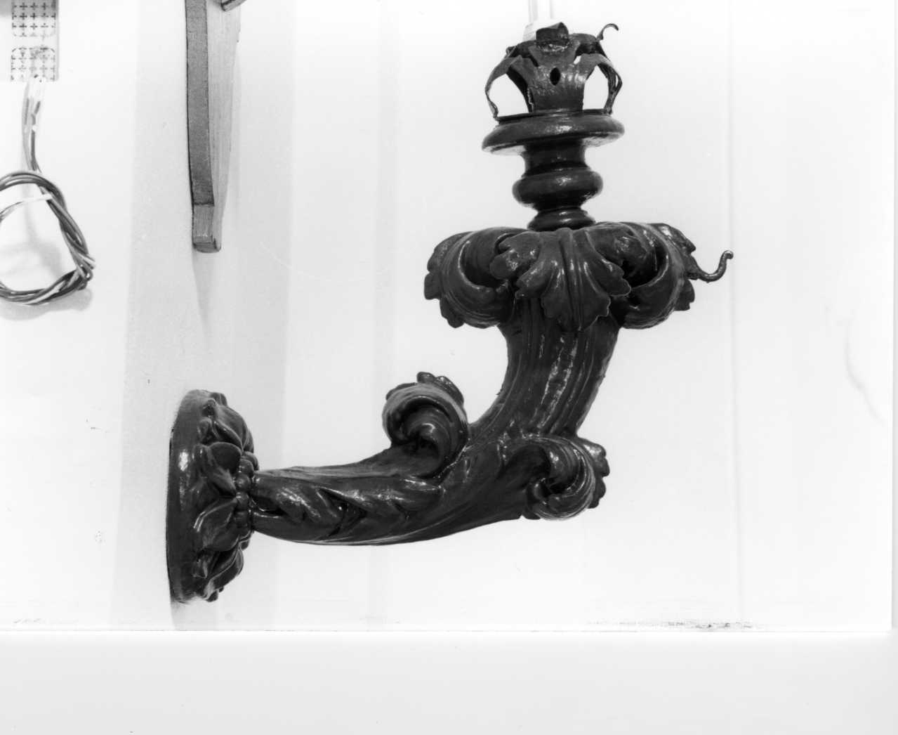 candeliere da parete - bottega romagnola (prima metà sec. XIX)