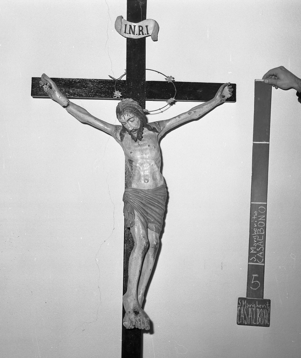 Cristo crocifisso (scultura, opera isolata) - bottega toscana (sec. XV)