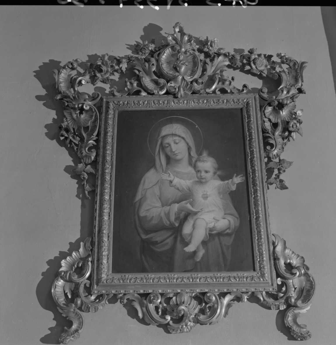 La Madonna col Bambino, Madonna con Bambino (dipinto) di Gagliardi Pietro (seconda metà sec. XIX)