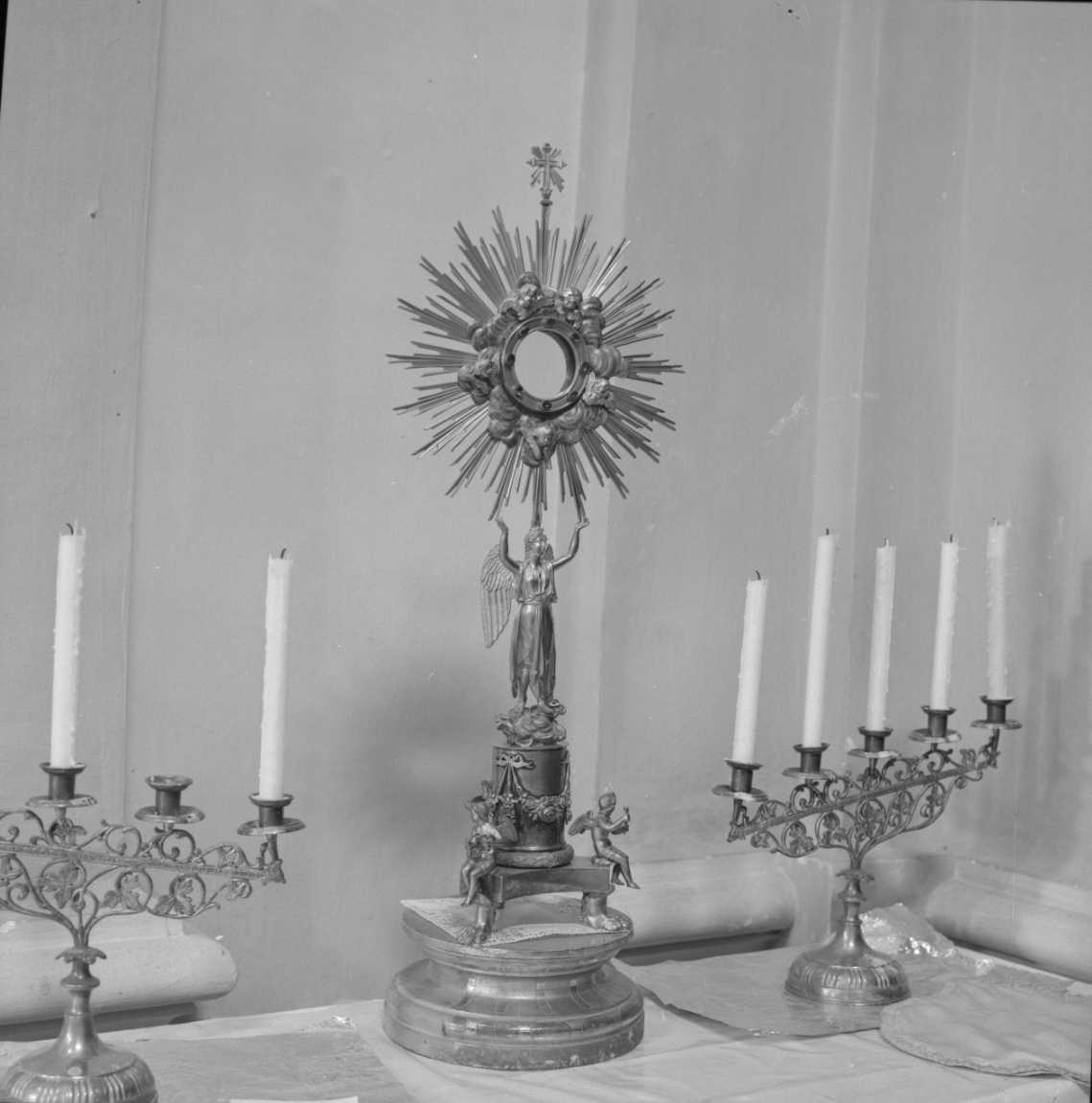 ostensorio - ambito romagnolo (ultimo quarto sec. XIX)