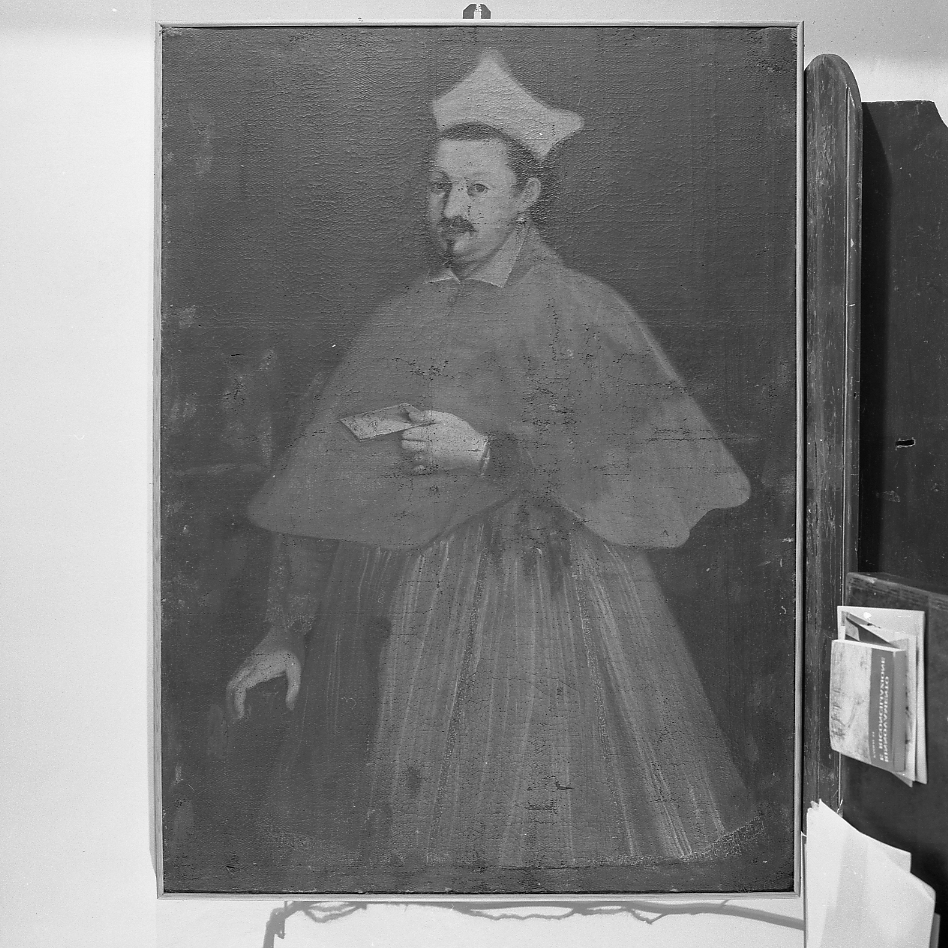 ritratto di un cardinale borghese (dipinto) - ambito romagnolo (inizio sec. XVII)