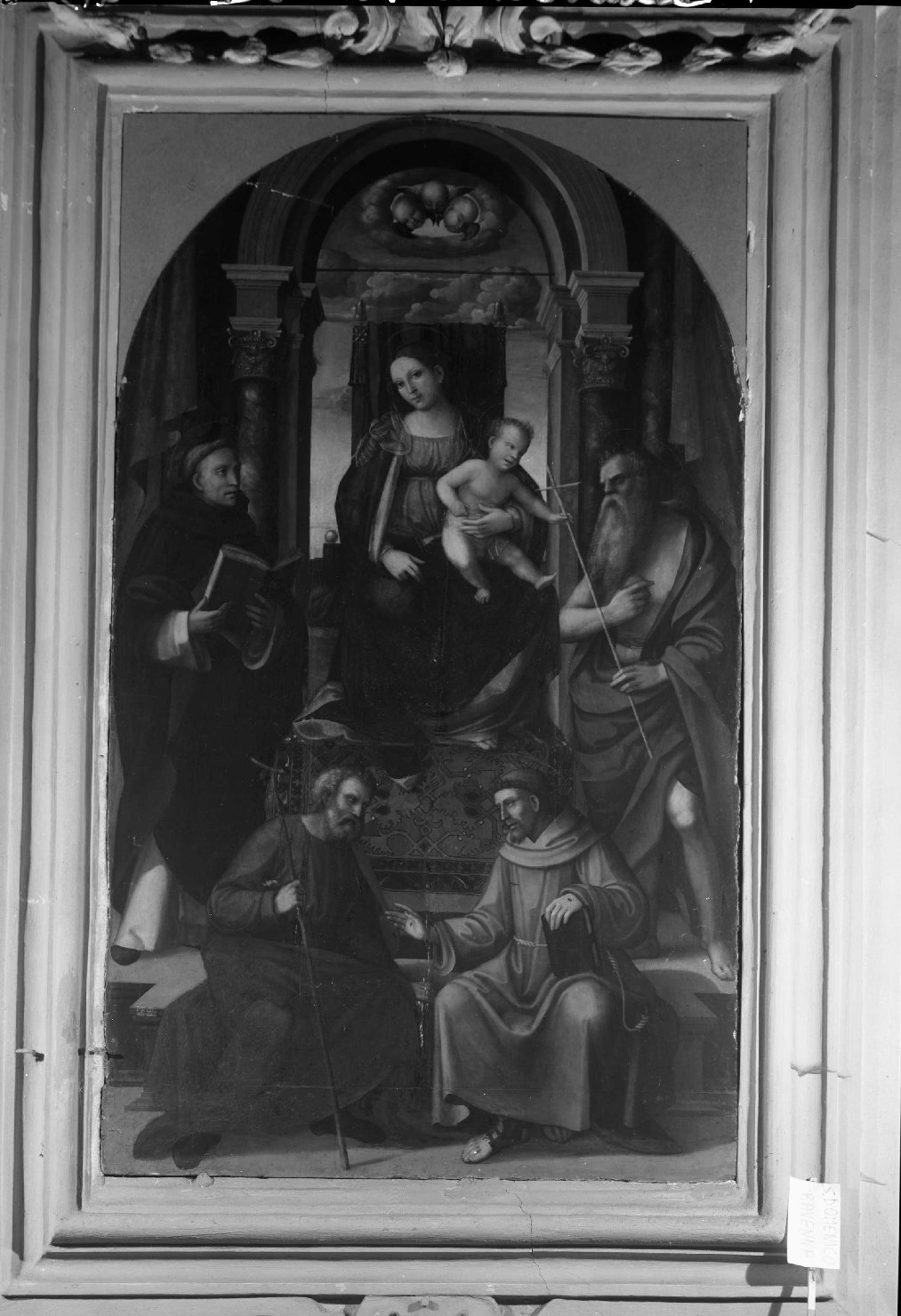 Madonna e Santi (pala d'altare) di Coda Benedetto (prima metà sec. XVI)