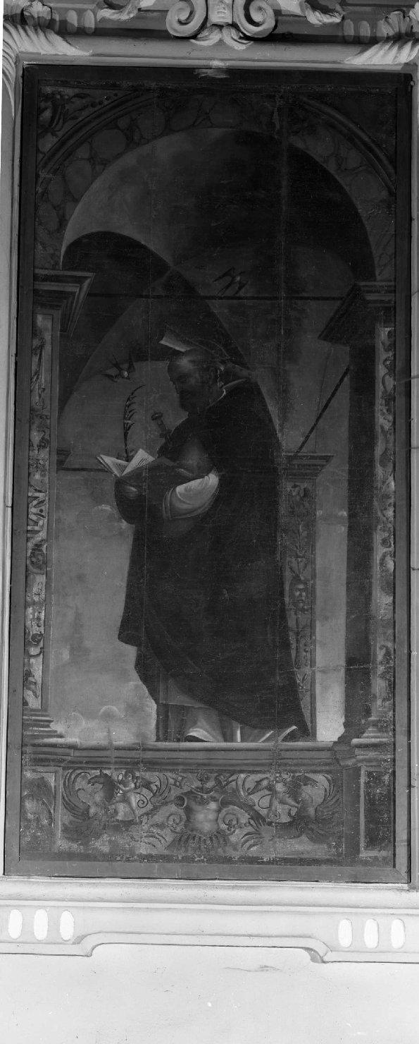 San Pietro Martire (anta d'organo) di Rondinelli Nicolò (inizio sec. XVI)