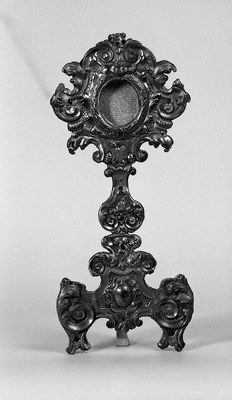 reliquiario - a ostensorio - bottega romagnola (sec. XVIII)