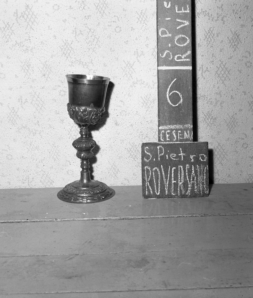 calice, opera isolata - bottega emiliano-romagnola (fine/inizio secc. XVIII/ XIX)