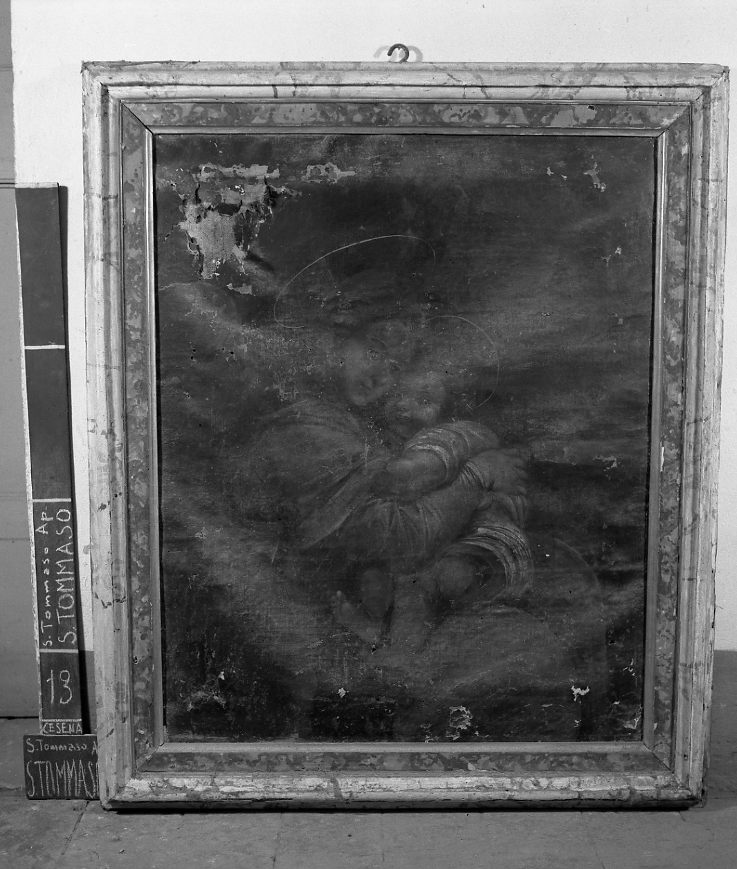 Madonna con Bambino (dipinto, opera isolata) - ambito romagnolo (sec. XVII)