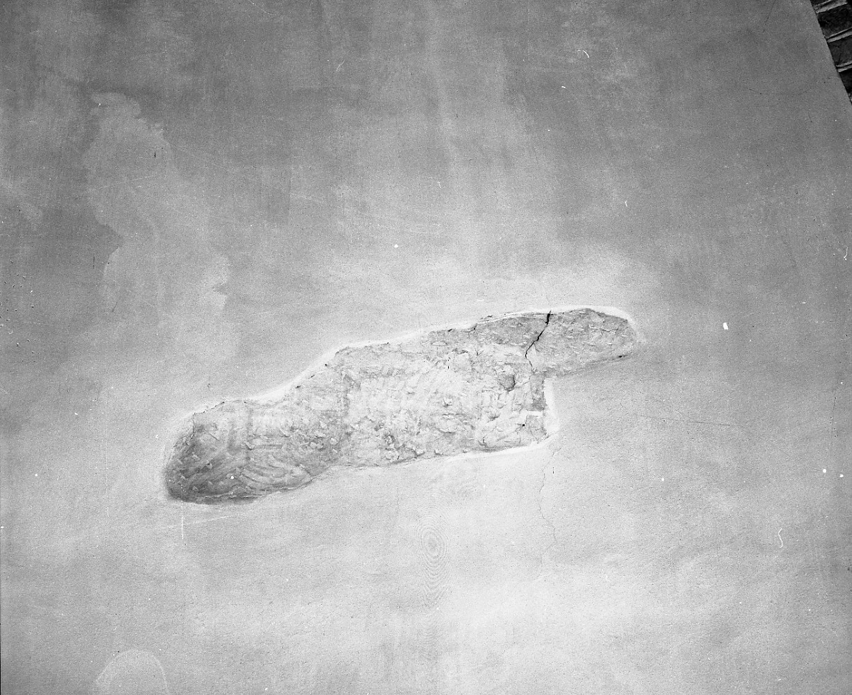 dipinto, frammento - ambito Italia centro-settentrionale (sec. VIII)