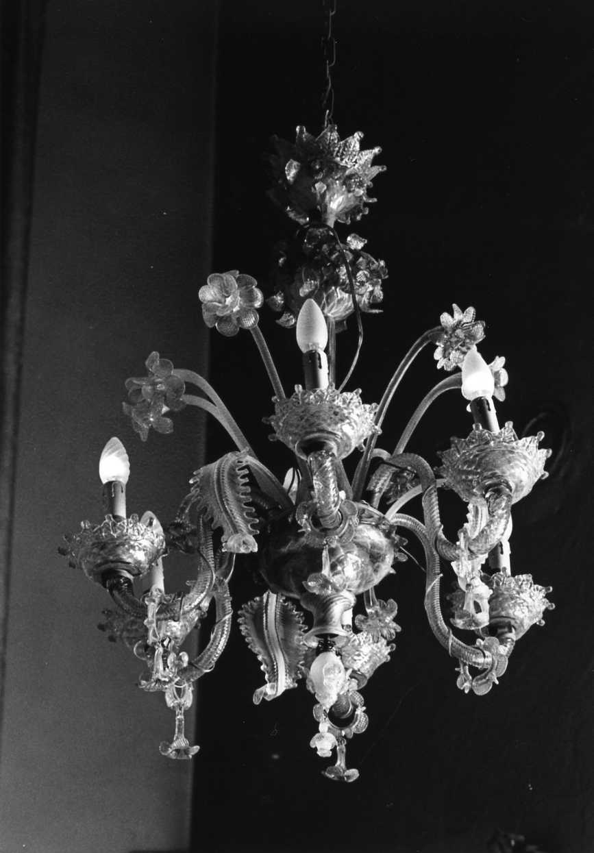 lampadario - manifattura muranese (prima metà sec. XIX)