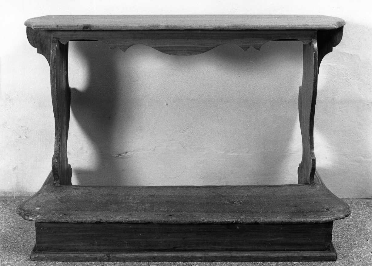 inginocchiatoio - manifattura romagnola (seconda metà sec. XIX)