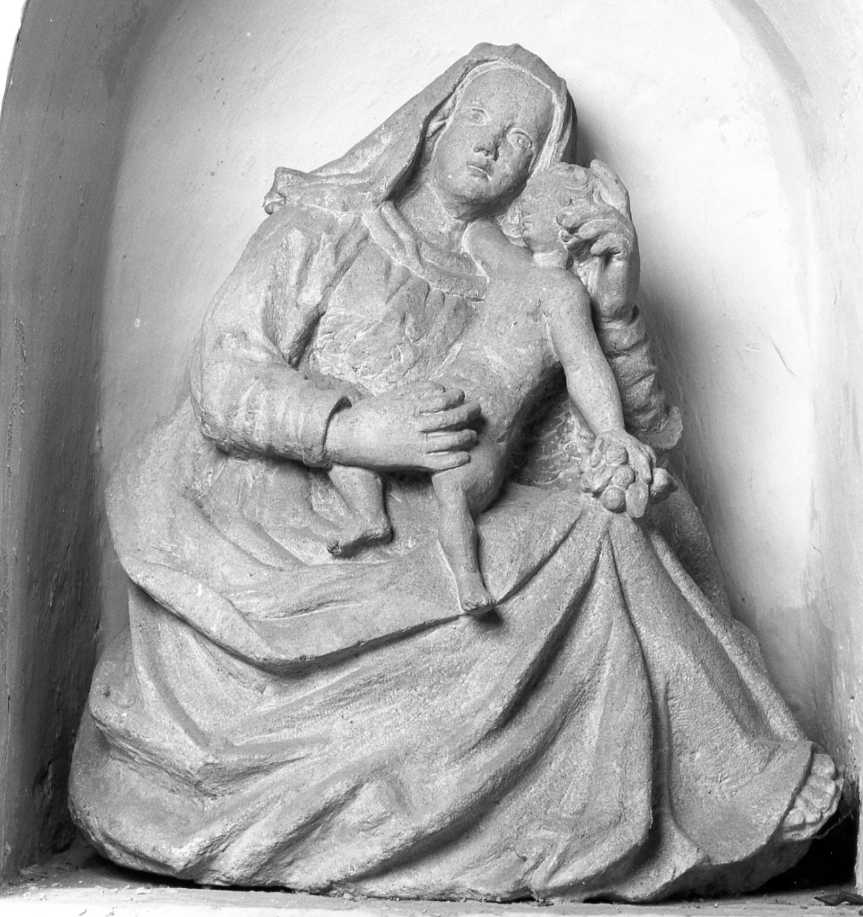 Madonna con Bambino (scultura) - ambito romagnolo (seconda metà sec. XIX)