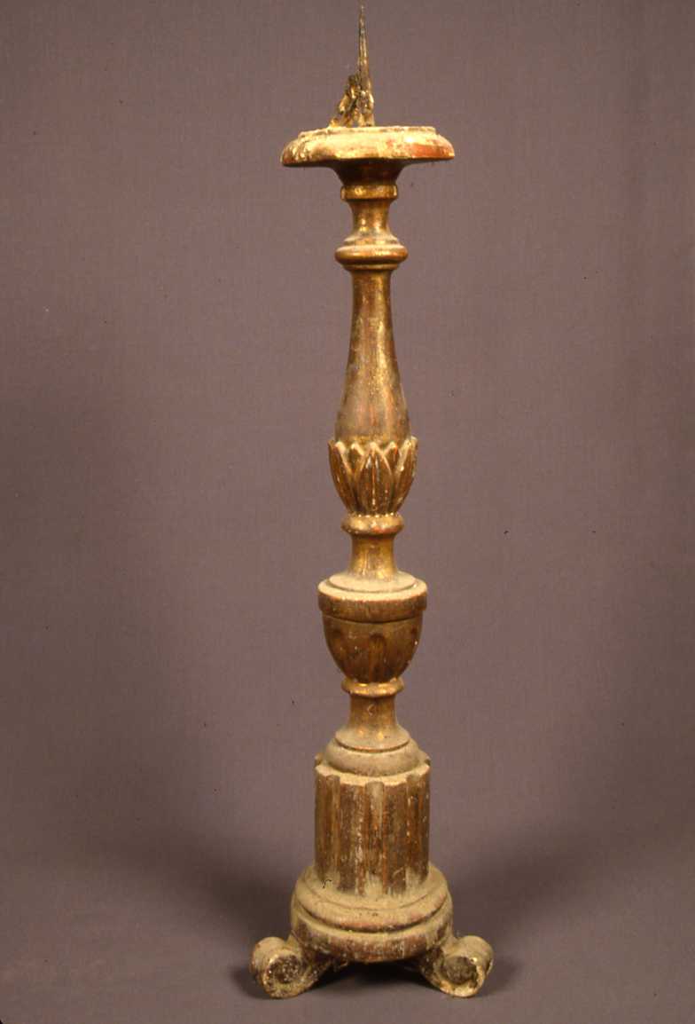 candeliere, opera isolata - bottega emiliano-romagnola (sec. XVIII)