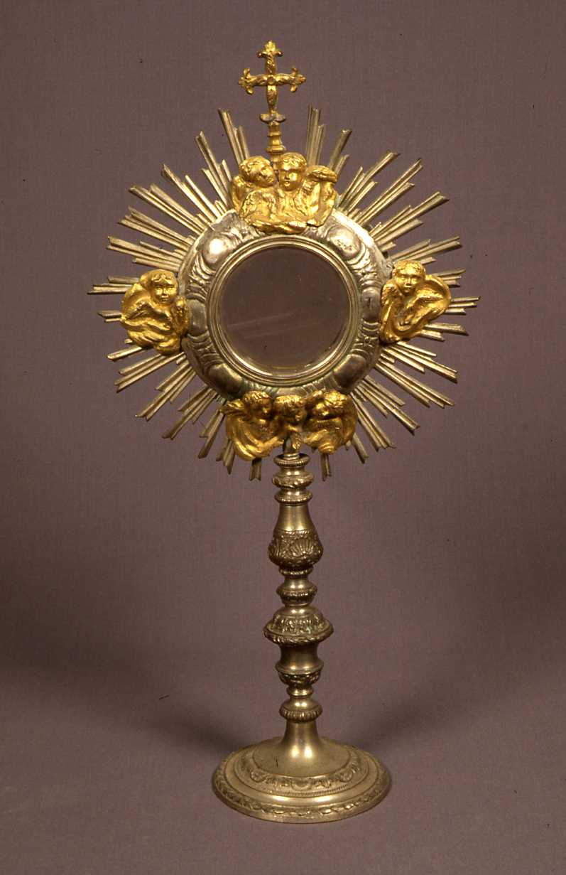 ostensorio - a raggiera, opera isolata - bottega emiliano-romagnola (sec. XVIII)
