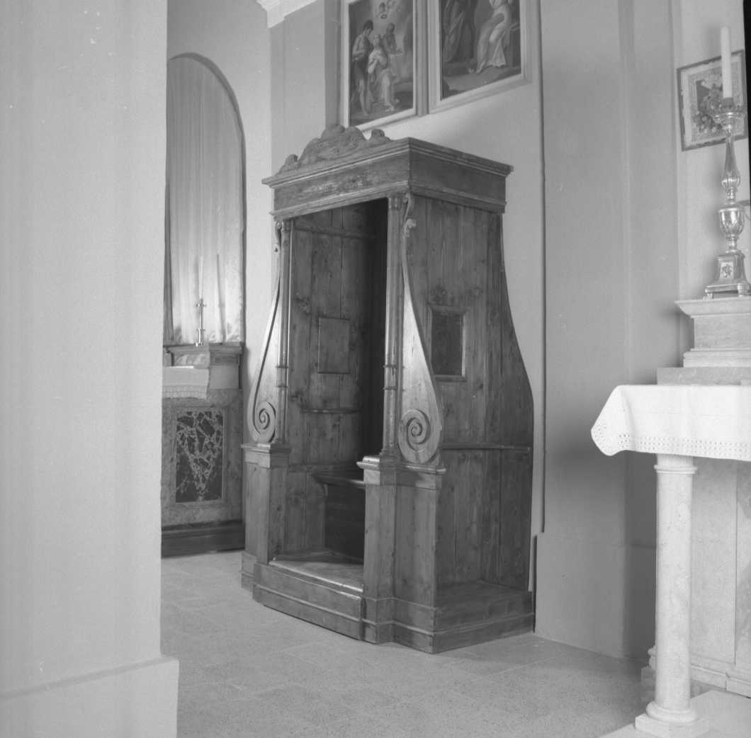 confessionale - manifattura romagnola (sec. XIX)