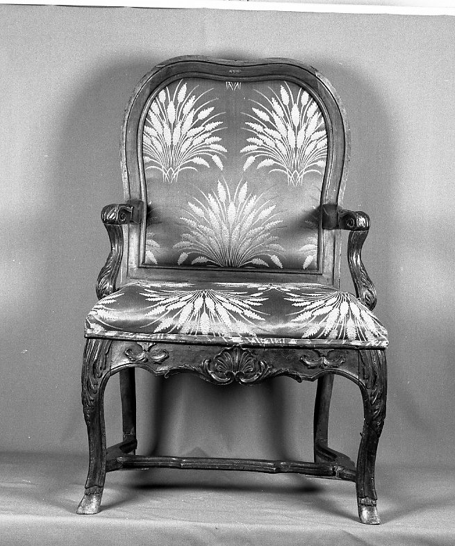 poltroncina - manifattura romagnola (secc. XVIII/ XIX)