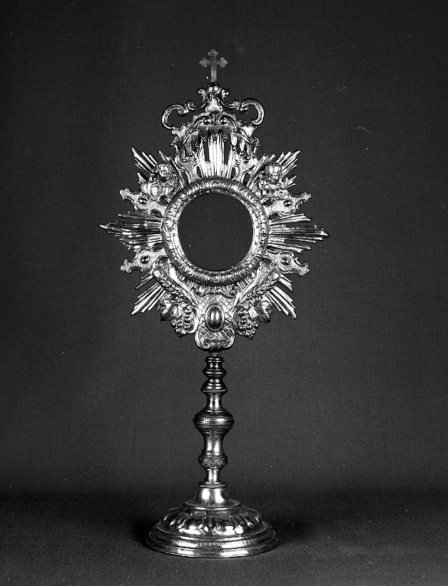 ostensorio - manifattura romagnola (seconda metà sec. XIX)