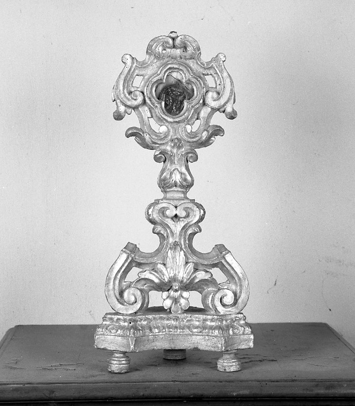 reliquiario - a ostensorio - manifattura romagnola (sec. XVIII)