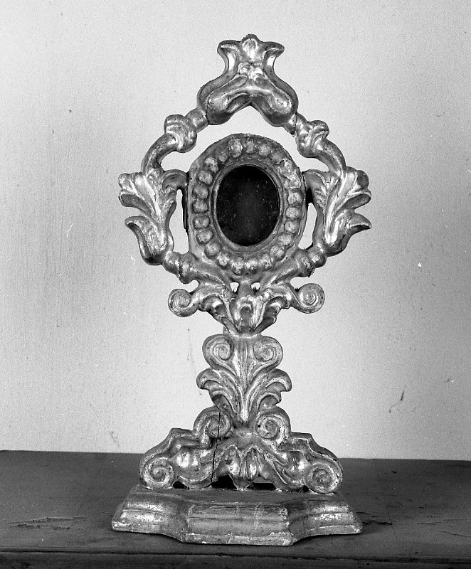reliquiario - a ostensorio - manifattura romagnola (sec. XVIII)