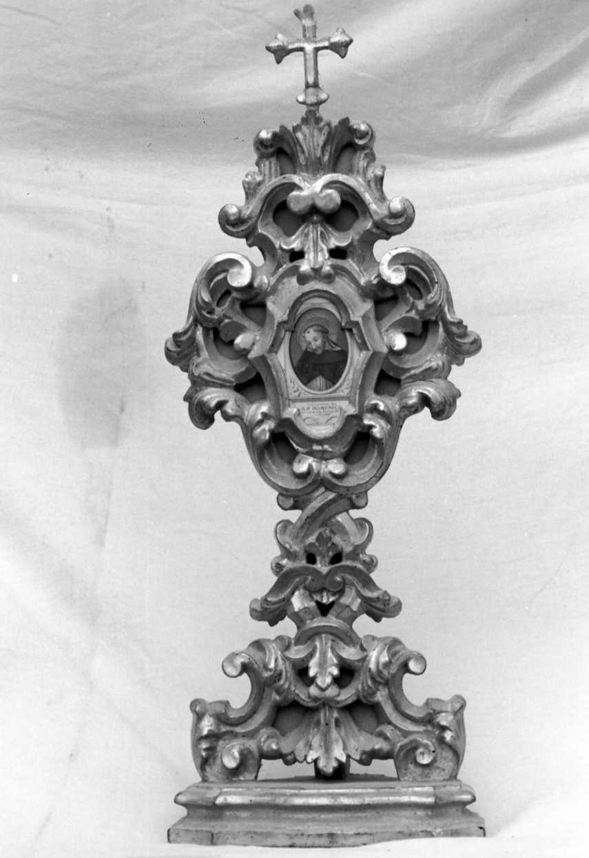 reliquiario - a ostensorio - manifattura romagnola (seconda metà sec. XVIII)