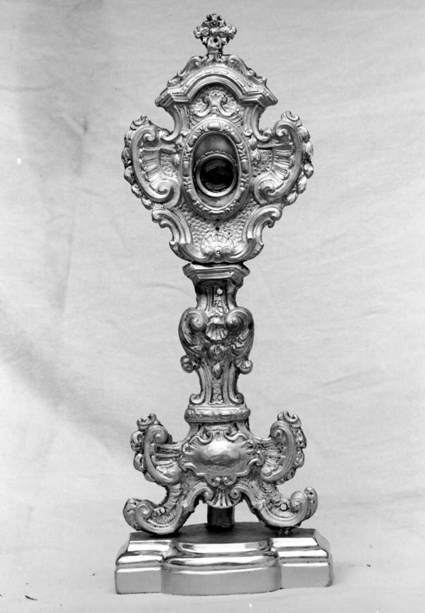 reliquiario - a ostensorio - manifattura romagnola (seconda metà sec. XVIII)