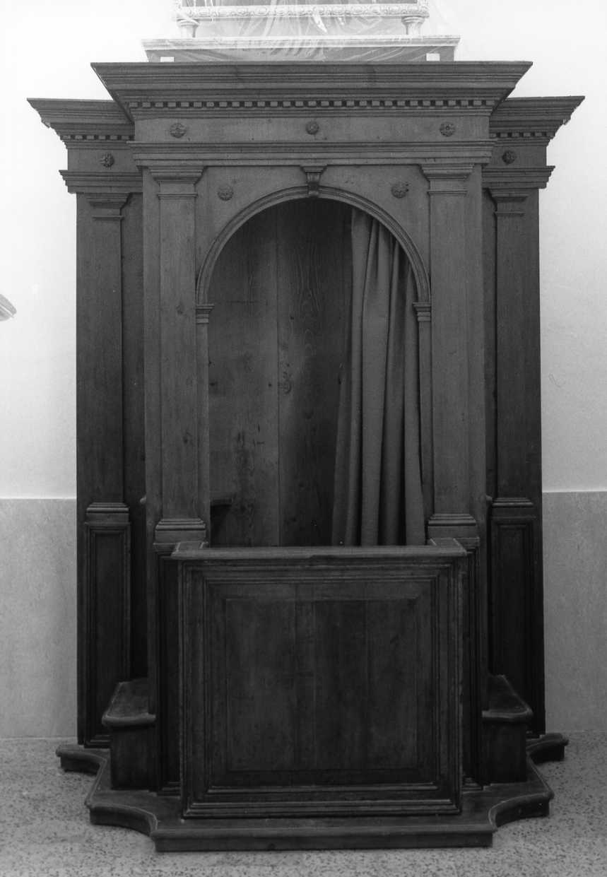 confessionale - manifattura romagnola (seconda metà sec. XIX)