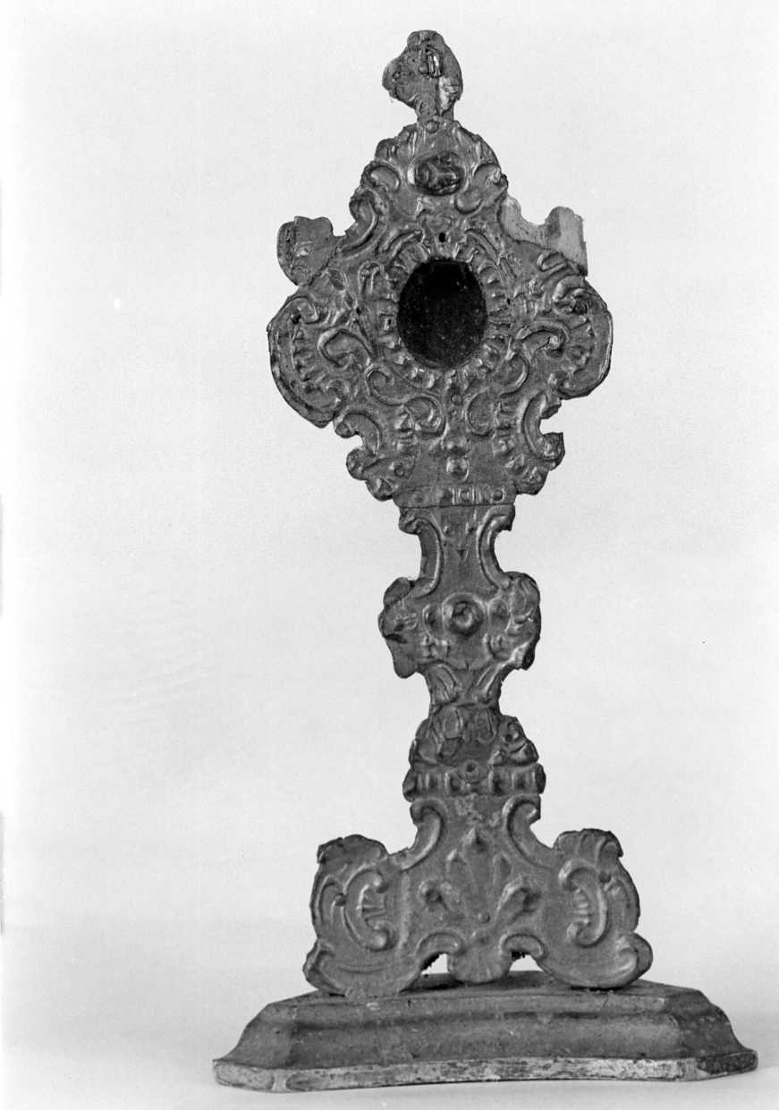 reliquiario - a ostensorio - manifattura romagnola (seconda metà sec. XVIII)