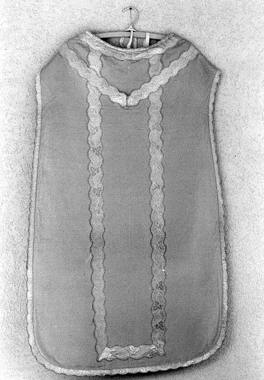 paramento liturgico - in terzo - manifattura italiana (inizio sec. XX)