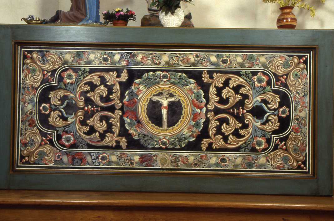 motivi decorativi a girali vegetali (paliotto) - ambito romagnolo (sec. XVIII)